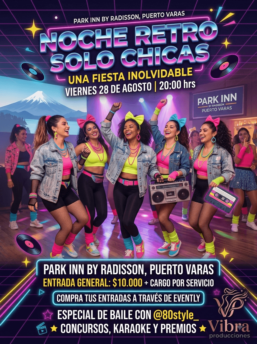 NOCHE RETRO - SOLO CHICAS image}